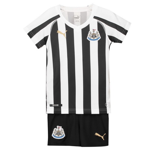 Camiseta Newcastle United Primera equipo Niños 2018-19 Blanco Negro